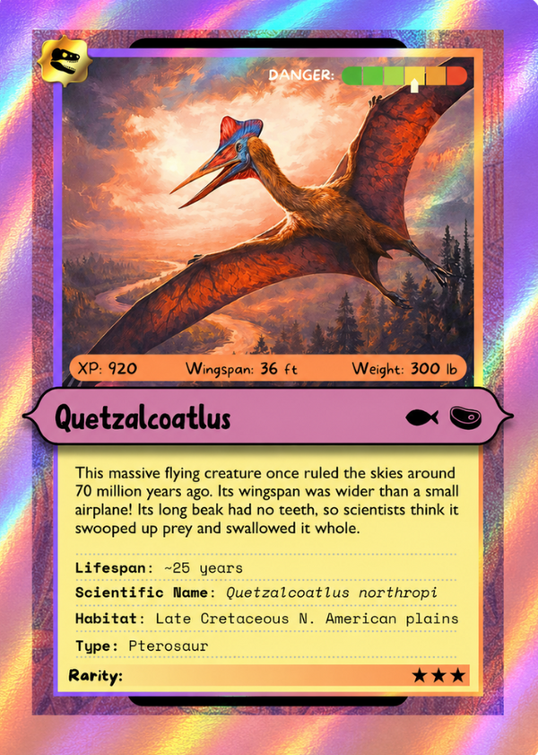 Series 2 holographic card